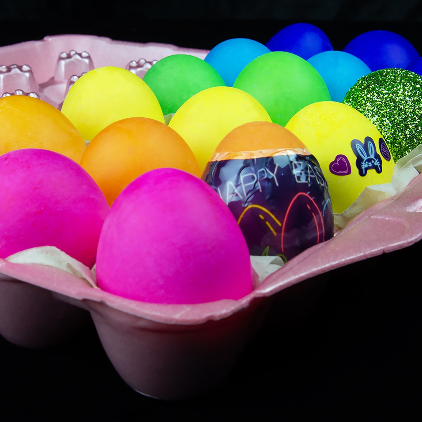 Deluxe and Neon Egg Decorating Kits with Whiskers Tool - 3 Piece Bundle