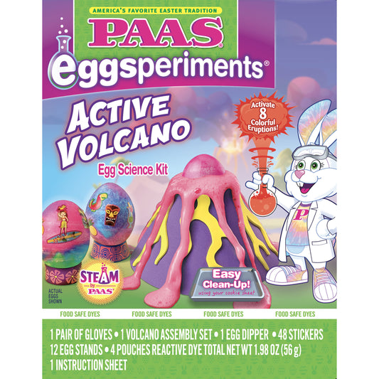 Eggsperiments® Active Volcano Egg Science Kit