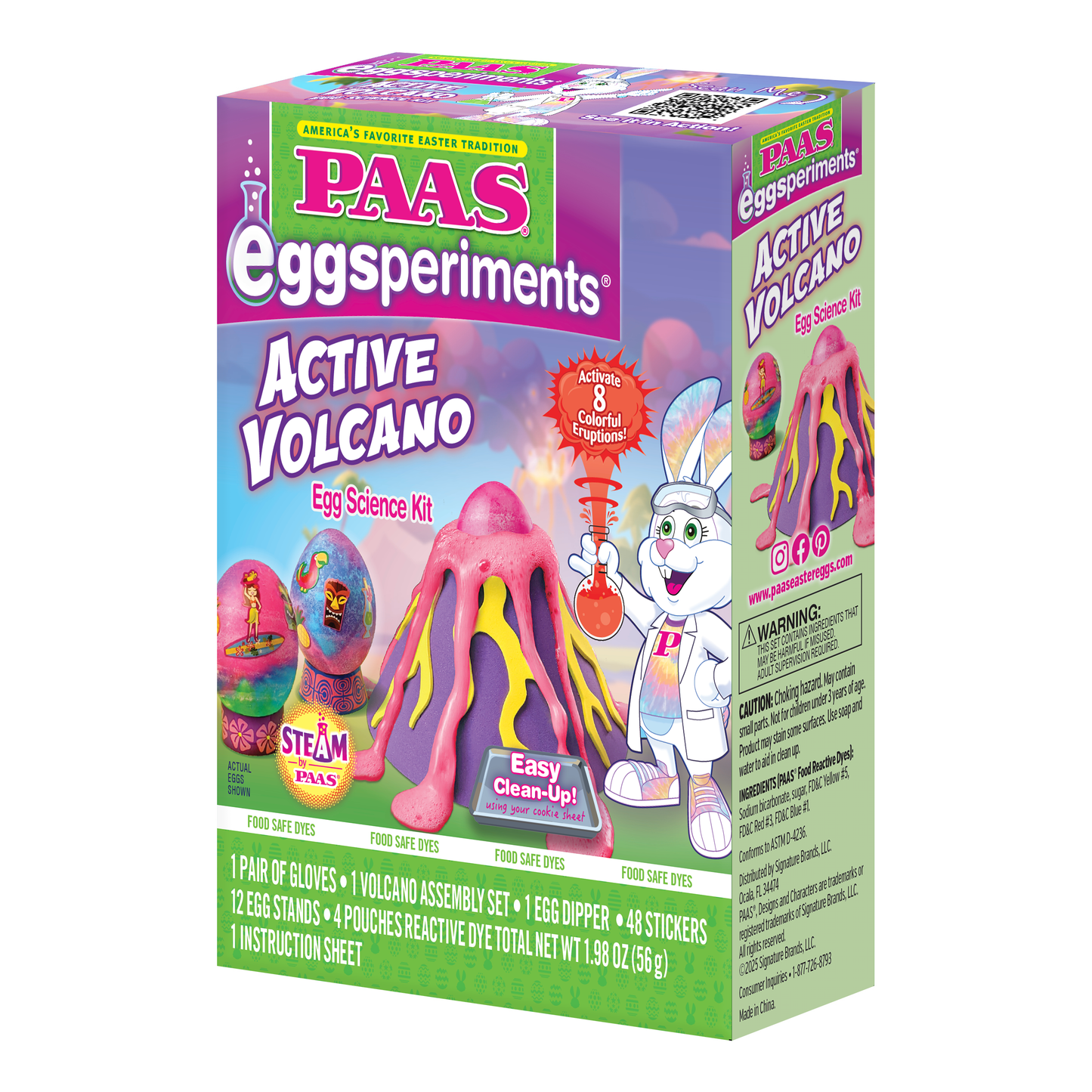 Eggsperiments® Active Volcano Egg Science Kit