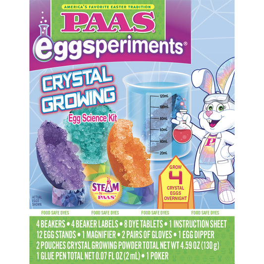Eggsperiments® Crystal Growing Egg Science Kit