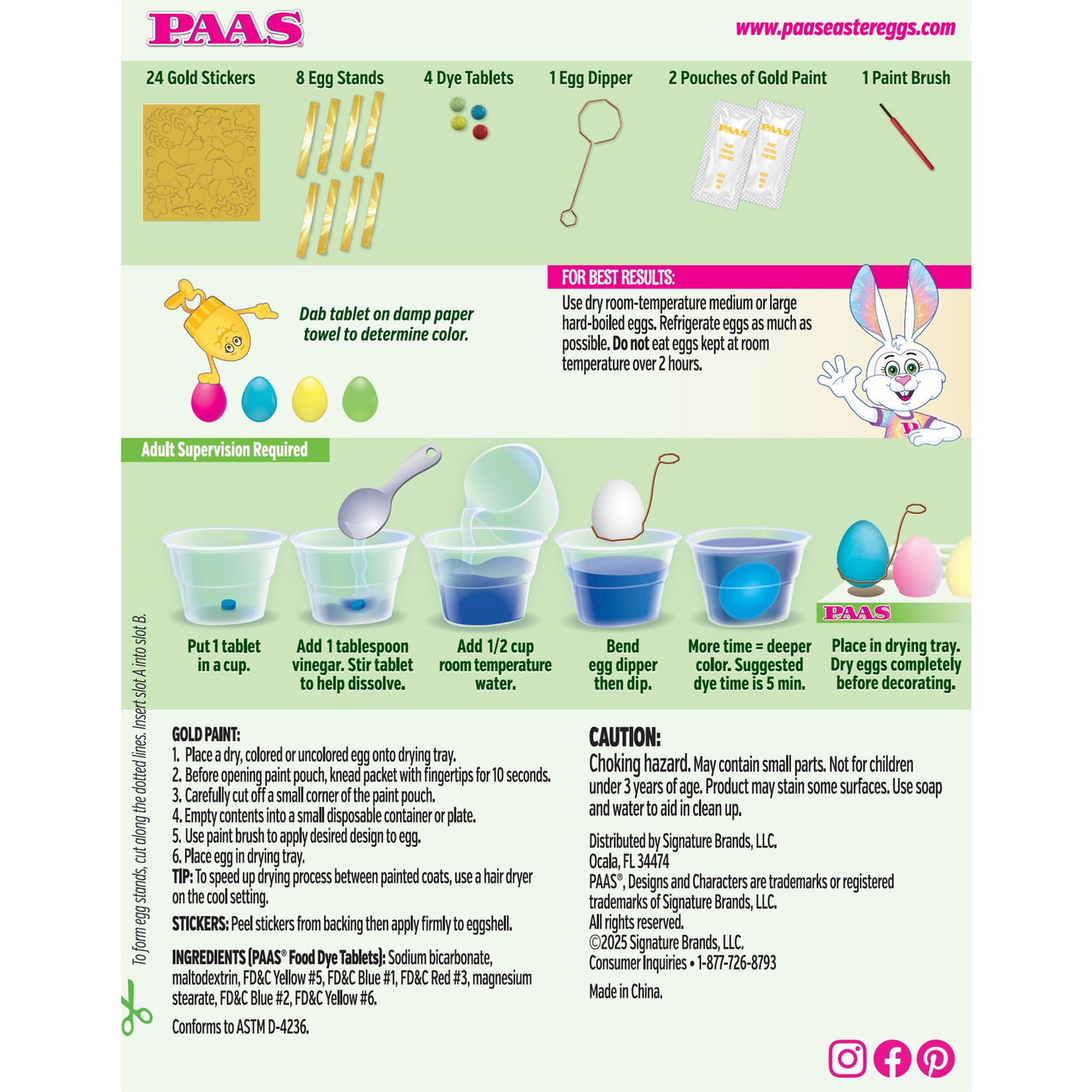 Golden Shimmer Egg Decorating Kit