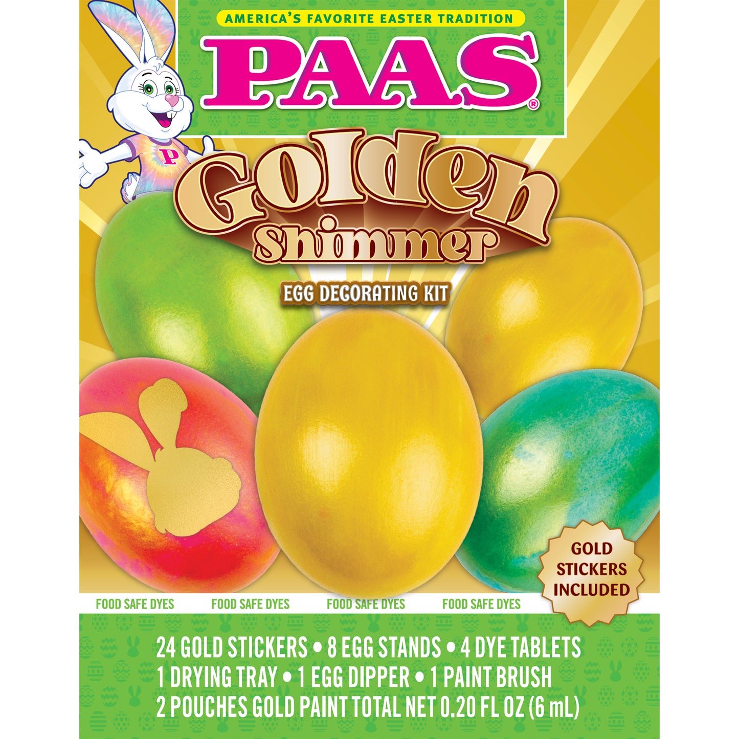 Golden Shimmer Egg Decorating Kit