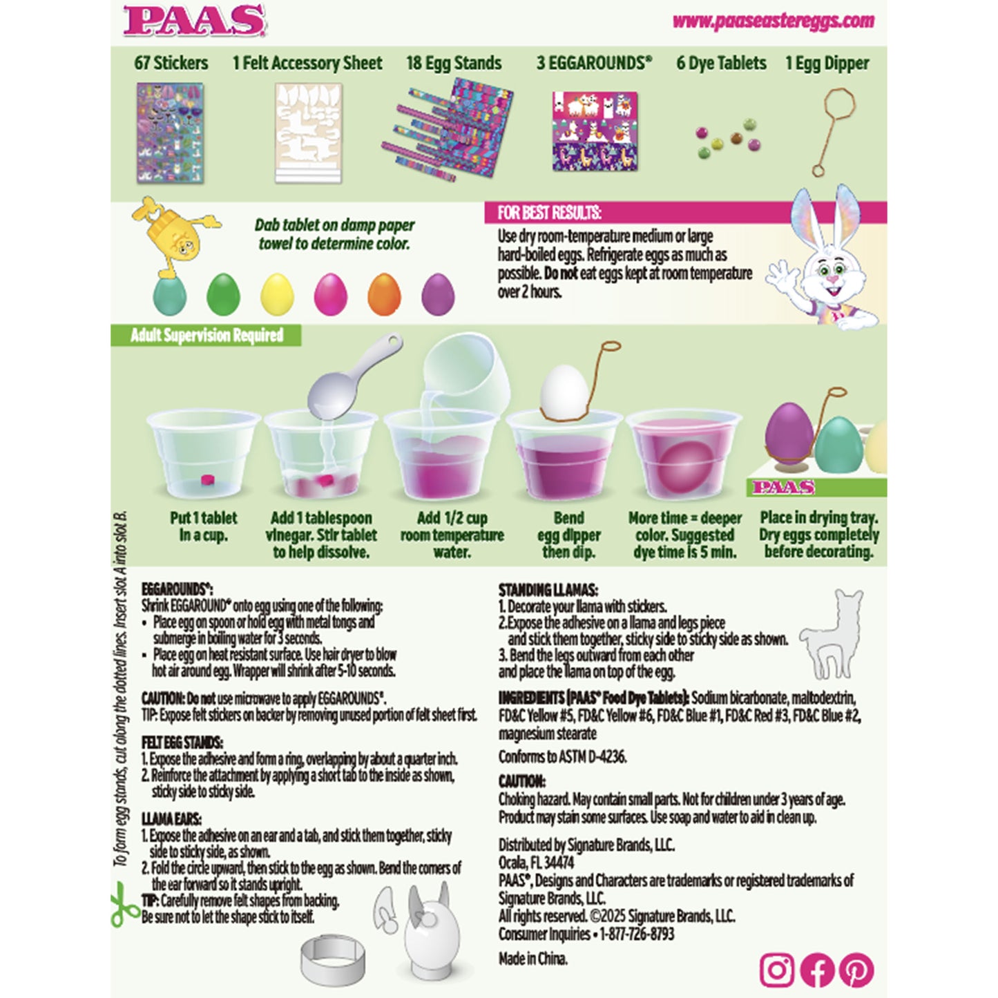 Loveable Llamas Egg Decorating Kit
