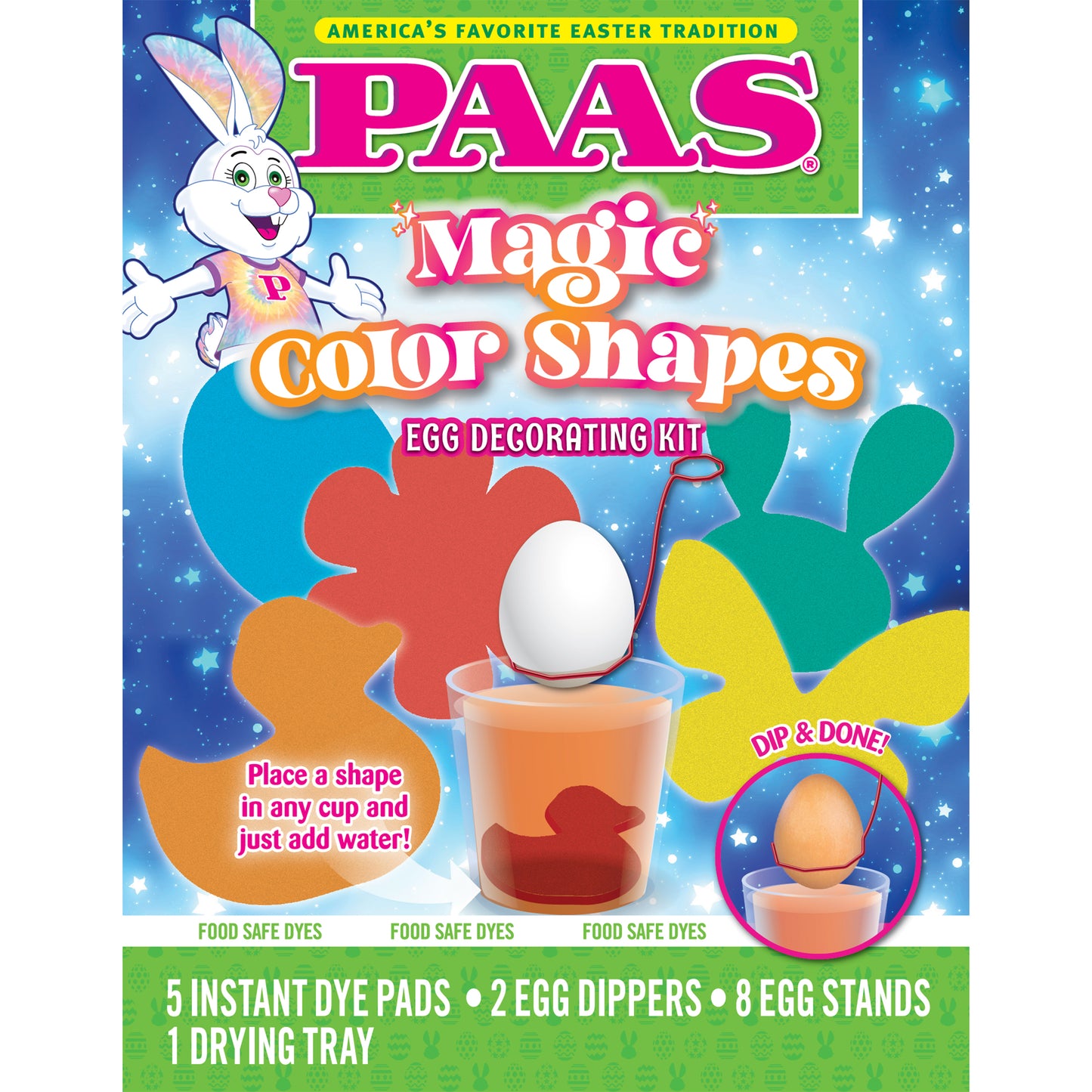 Magic Color Shapes Egg Decorating Kit