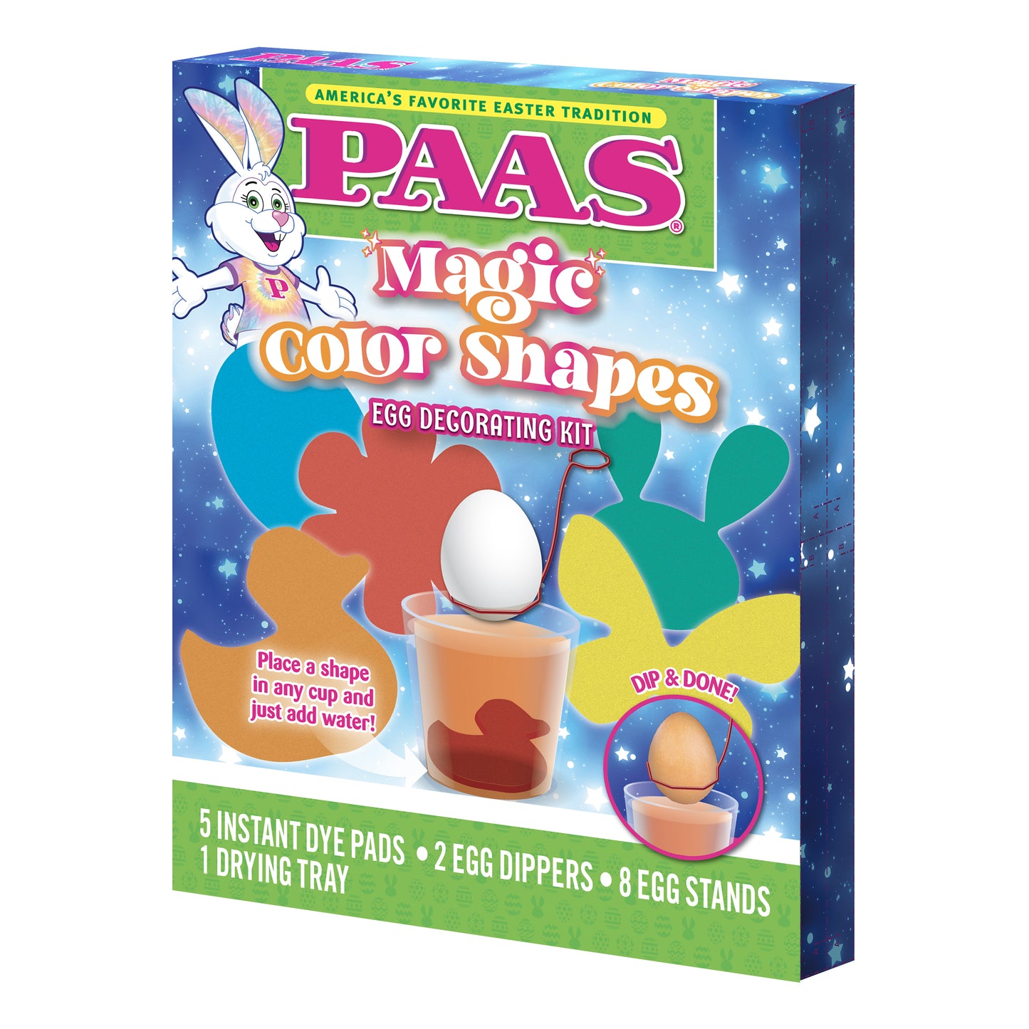 Magic Color Shapes Egg Decorating Kit