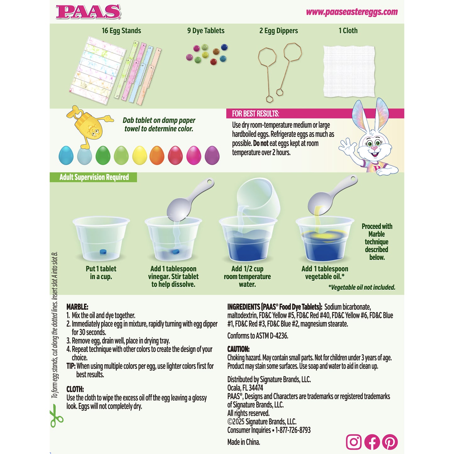 Marble Egg Decorating Kit