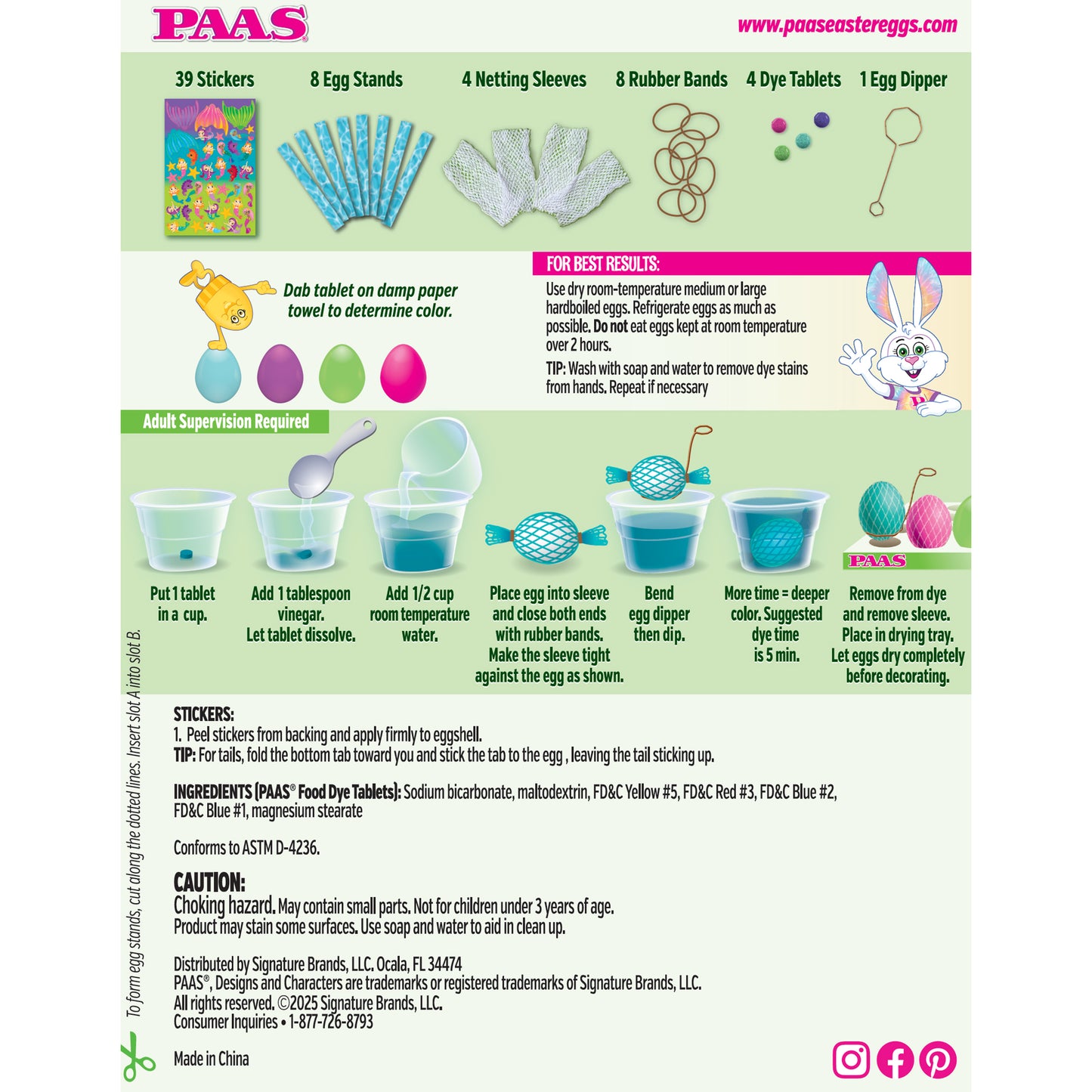 Mermaid Tails Egg Decorating Kit