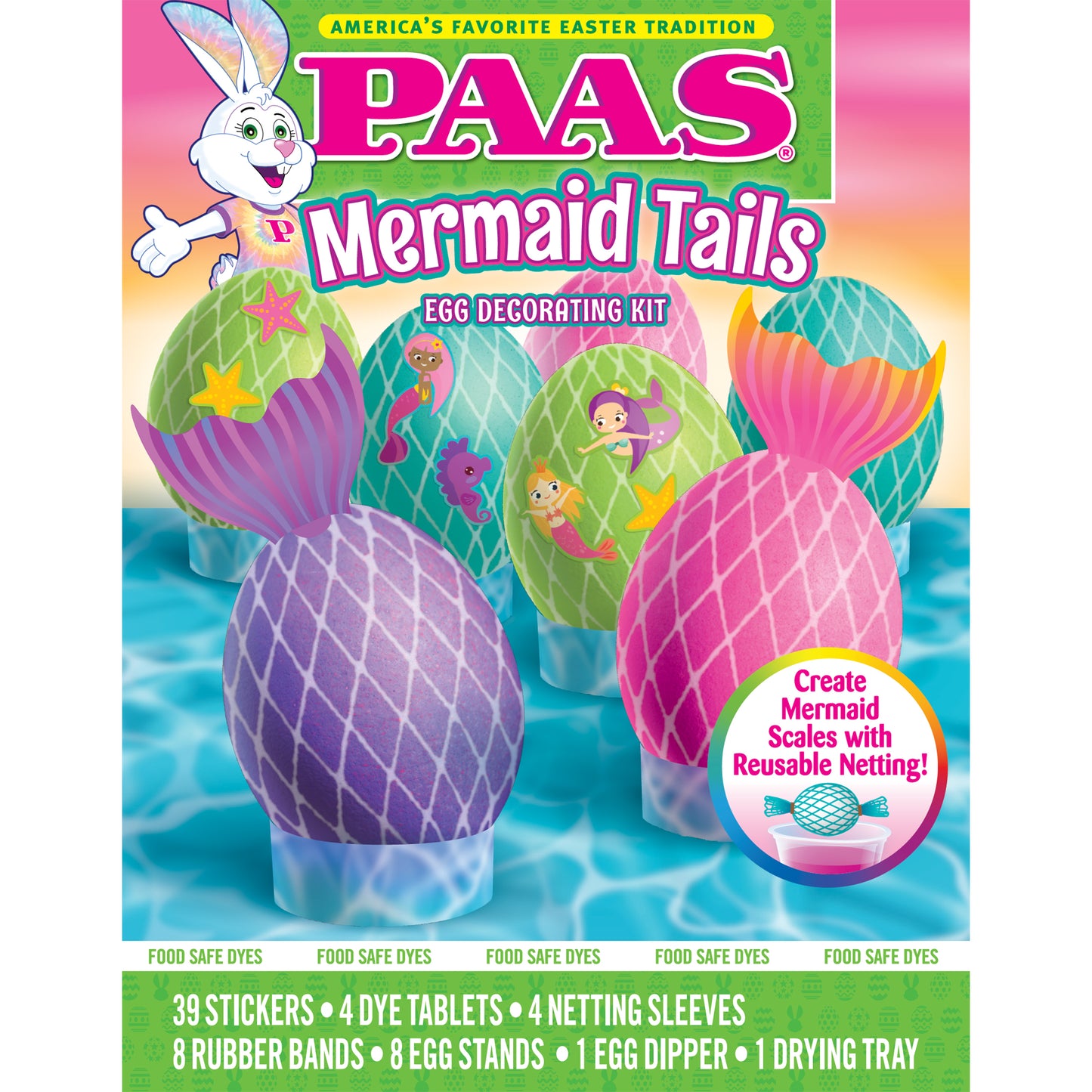 Mermaid Tails Egg Decorating Kit
