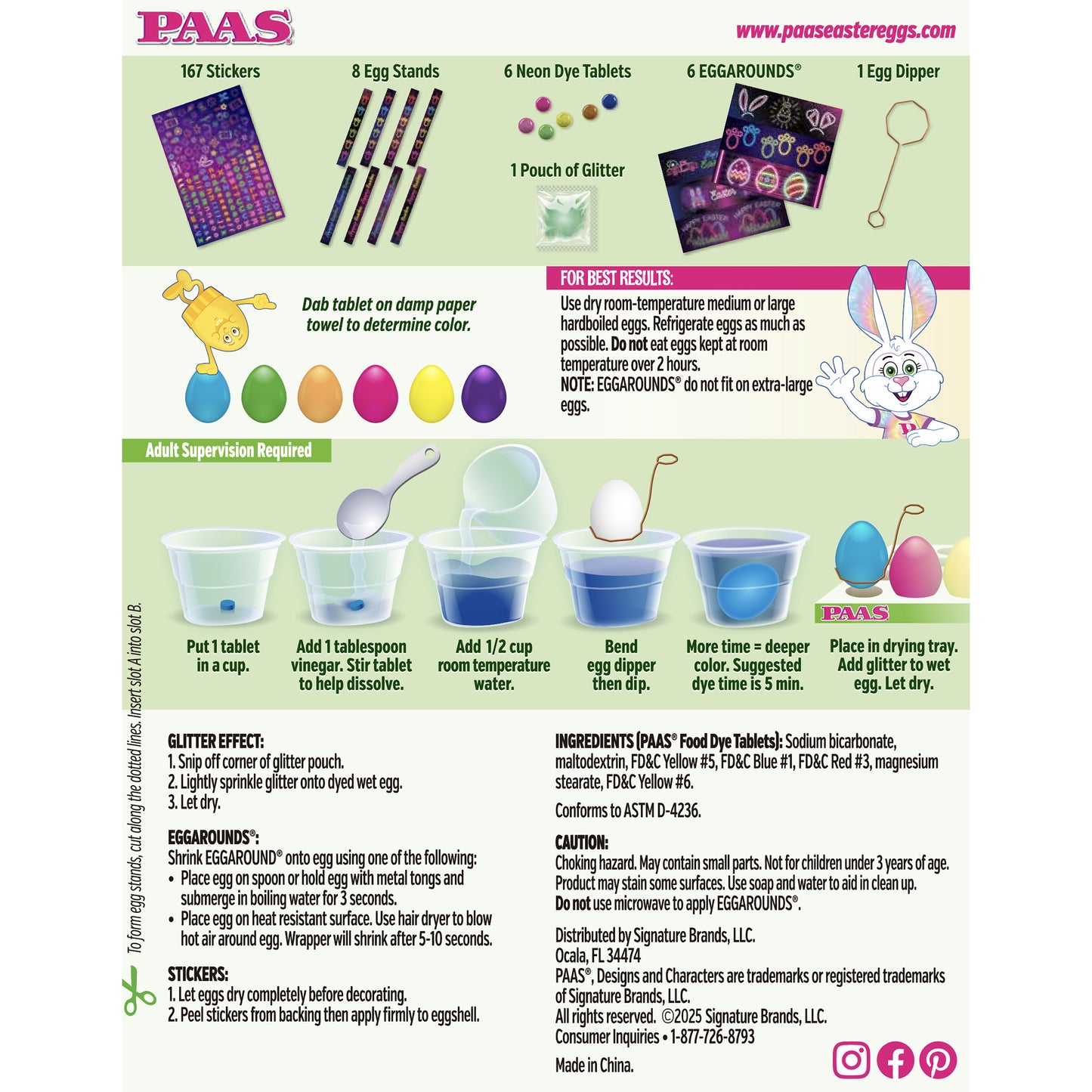 Neon Egg Decorating Kit