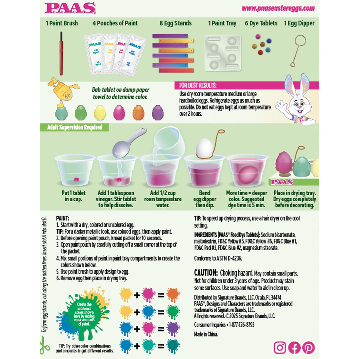 Paints Egg Decorating Kit
