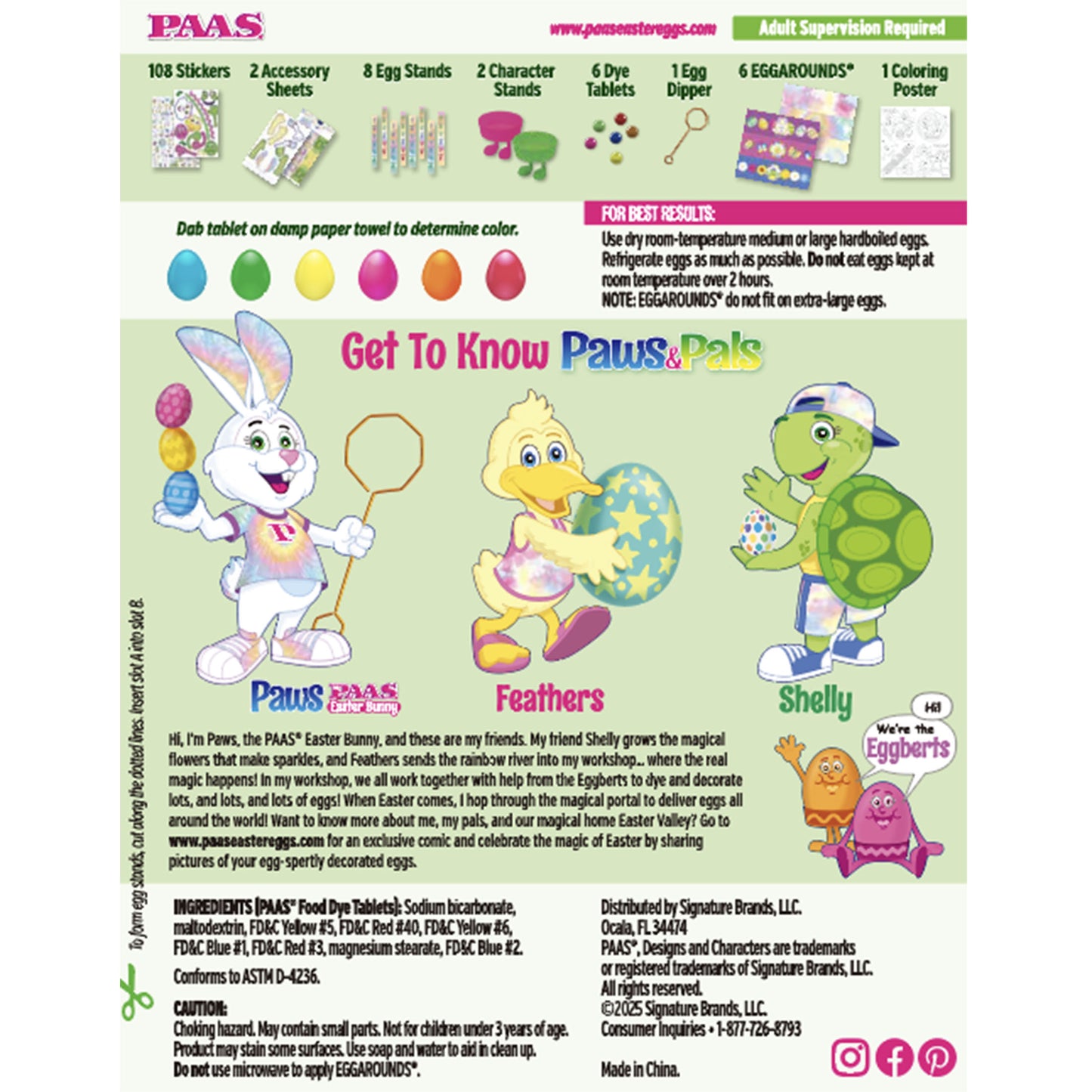 Paws & Pals Egg Decorating Kit