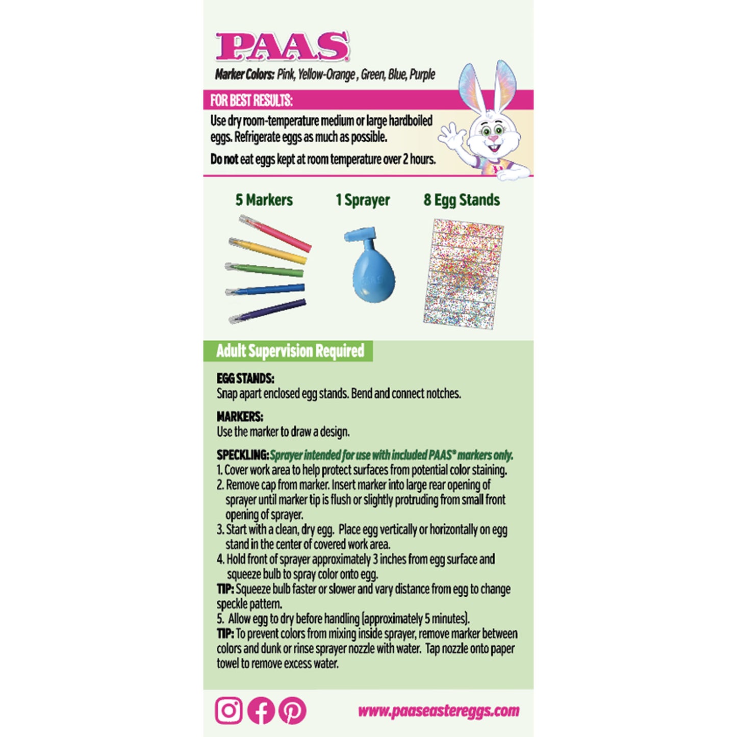 Speckle Spray Egg Decorating Kit