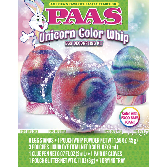 Unicorn Color Whip Egg Decorating Kit