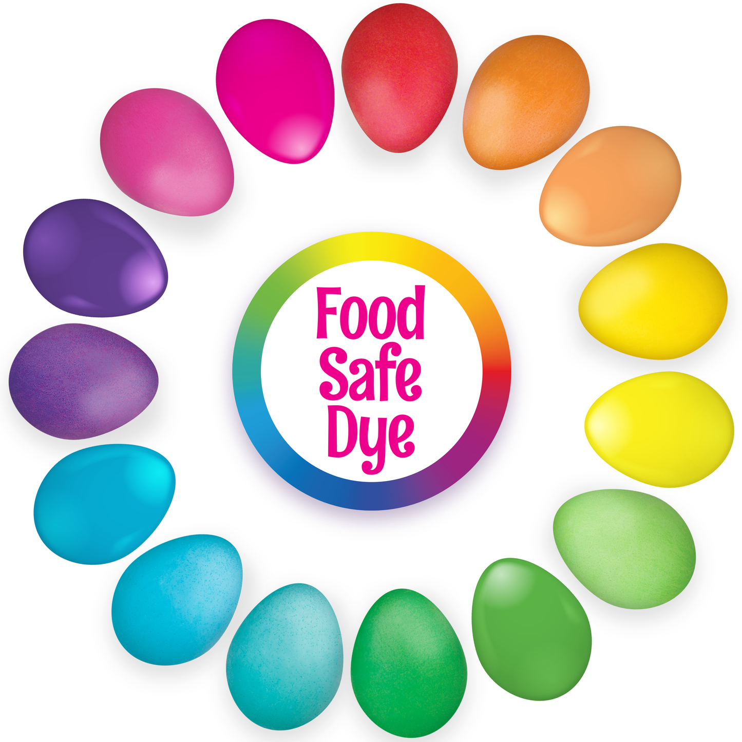 Deluxe and Neon Egg Decorating Kits with Whiskers Tool - 3 Piece Bundle