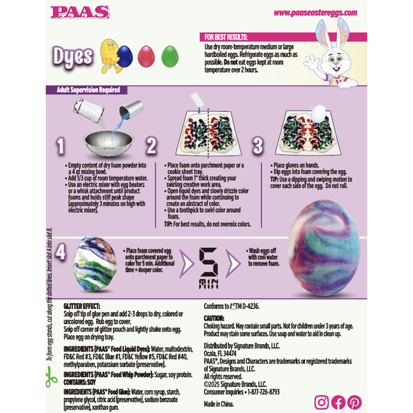 Unicorn Color Whip Egg Decorating Kit